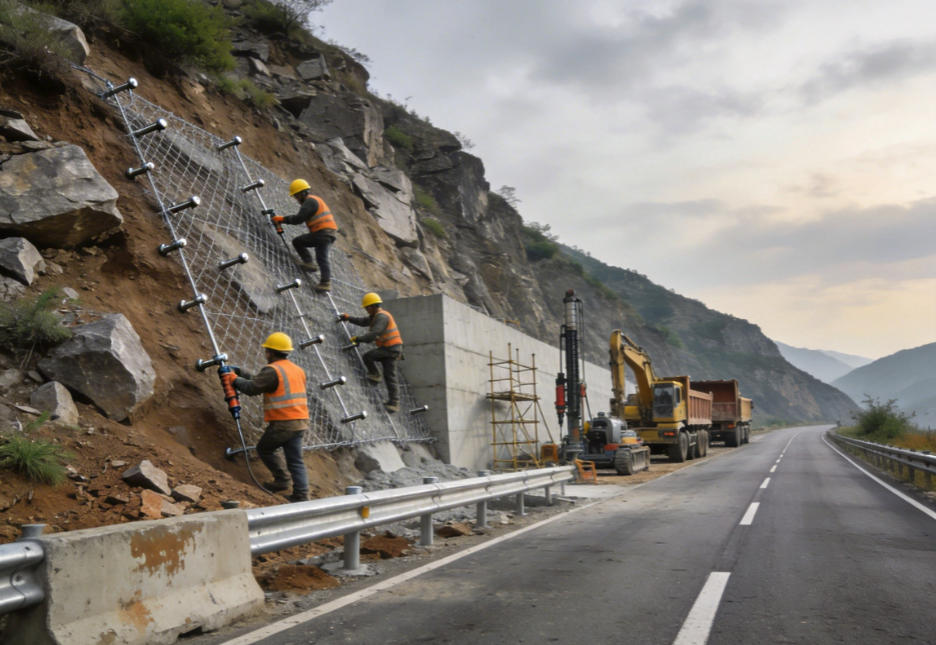 宝安公路道路护坡
